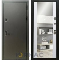 Дверь входная Стило 2 (Лофт графит, ZB белый)