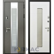 Дверь входная Юта 1 3К90 эмаль белая