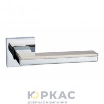 Ручка дверная Квадро 15E квадрат SN/PC Arni