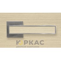 Ручка дверная Адель SN Лиственница крем