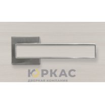 Ручка дверная Адель SN Эшвайт мелинга