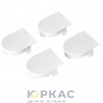 Накладка к скрытой петле Eclipse 2.0 белая AGB 4 штуки