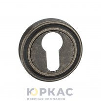 Накладка дверная круг AS ант. серебро А28 Arni