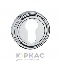 Накладка дверная круг CP хром А28 Arni