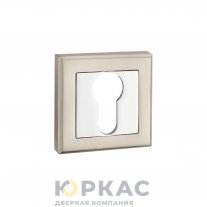 Накладка для евроцилиндра Е8 квадрат SN/PC Senat