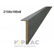 Наличник дверной телескопический STARK 100 Бетон темный