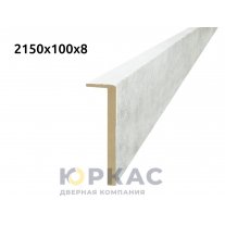 Наличник дверной телескопический STARK 100 Бетон белый