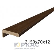 Наличник дверной Вилейка плоский телескопический Античный орех