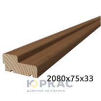 Коробка дверная Вилейка Светлый орех с уплотнителем