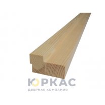 Коробка дверная ПМЦ неокрашенная с уплотнителем