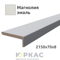 Наличник дверной телескопический Winter/Эстель 70 Магнолия эмаль