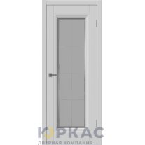Дверь межкомнатная Winter Барселона 1 ДО матовое с рисунком Светло-серая эмаль