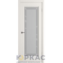 Дверь межкомнатная Winter Беатрис 1 ДО мателюкс матовое с гравировкой Слоновая кость эмаль