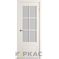 Дверь межкомнатная Winter Моника 2 ДО мателюкс Слоновая кость эмаль