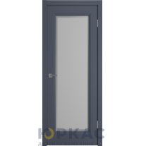 Дверь межкомнатная Winter Норра 1 ДО матовое с рисунком Графит эмаль