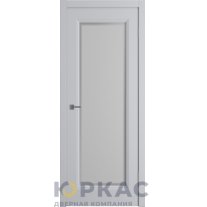 Дверь межкомнатная Winter Норра 1 ДО матовое с рисунком Светло-серая эмаль