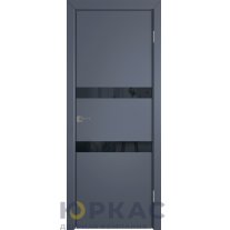 Дверь межкомнатная Winter Ньюта ДО черный лак Графит эмаль