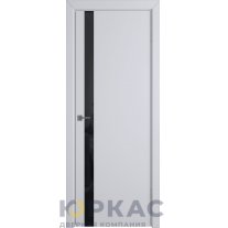 Дверь межкомнатная Winter Ньюта ET ДО черный лак Светло-серая эмаль