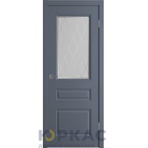 Дверь межкомнатная Winter Торонто ДО матовое Графит эмаль