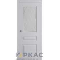 Дверь межкомнатная Winter Торонто ДО матовое Светло-серая эмаль