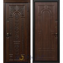 Дверь входная Тевере Дуб темный