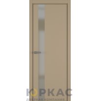 Дверь межкомнатная H3 ДО ART Lite бронза матовое Бежевая эмаль ALU Золотая