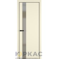 Дверь межкомнатная H3 ДО ART Lite бронза матовое Жемчужно-перламутровая эмаль ALU Черная