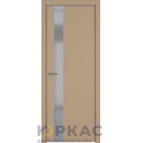 Дверь межкомнатная H3 ДО ART Lite серый матовый Бежевая эмаль ALU Серая