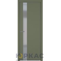 Дверь межкомнатная H3 ДО ART Lite серый матовый Оливковая эмаль ALU Серая