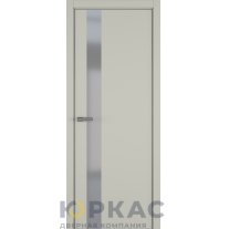 Дверь межкомнатная H3 ДО ART Lite серый матовый Серый шелк эмаль ALU Серая