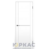 Дверь межкомнатная MX 2 ДО Contur белый полипропилен белый лак