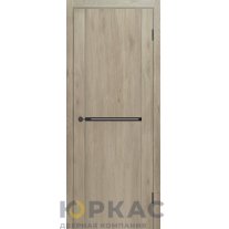 Дверь межкомнатная MX 2 ДО Contur дуб вайт черный лак