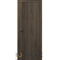 Дверь межкомнатная MX 5 ДГ Contur дуб форест молдинг черный