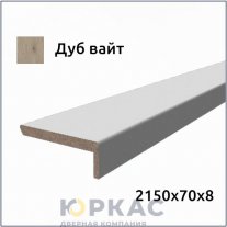 Наличник дверной телескопический Contur дуб вайт