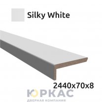 Наличник дверной телескопический INNOVA 2440x70 Silky white