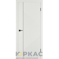 Дверь межкомнатная Linea ART1 ДГ Мокко эмаль Молдинг черный