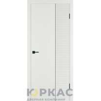 Дверь межкомнатная Linea HR2 ДГ Мокко эмаль Молдинг черный