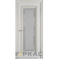 Дверь межкомнатная Antique 1 ДО Crystal Cloud Bianco classic патина золото