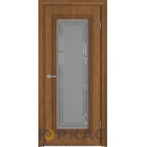 Дверь межкомнатная Antique 1 ДО Crystal Cloud Honey classic патина черная