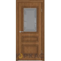 Дверь межкомнатная Antique 3 ДО Crystal Cloud Honey classic патина черная