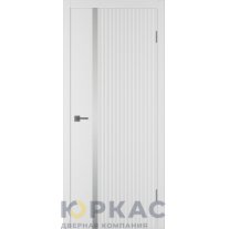 Дверь межкомнатная Integra 49 ДО Silver cloud Белая эмаль