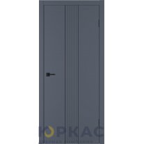 Дверь межкомнатная Integra 65 ДГ Графит эмаль молдинг черный