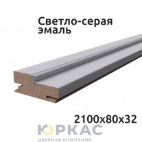 Коробка дверная телескопическая Integra 2100 Светло-серая эмаль