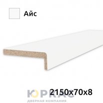 Наличник дверной Geometrica 2150x70x8 Айс