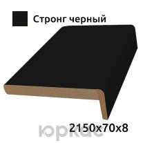 Наличник дверной Geometrica 2150x70x8 Стронг черный