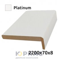 Наличник дверной Geometrica 2200x70x8 Platinum