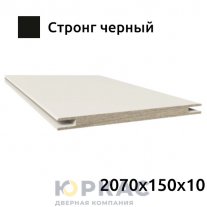 Добор дверной Geometrica 2070x150x10 Стронг черный