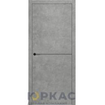 Дверь межкомнатная DL 01 Contur Deluxe бетон светлый