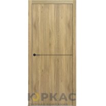 Дверь межкомнатная DL 01 Contur Deluxe дуб плато