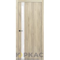 Дверь межкомнатная DL 04 Contur Deluxe дуб вайт белый лак